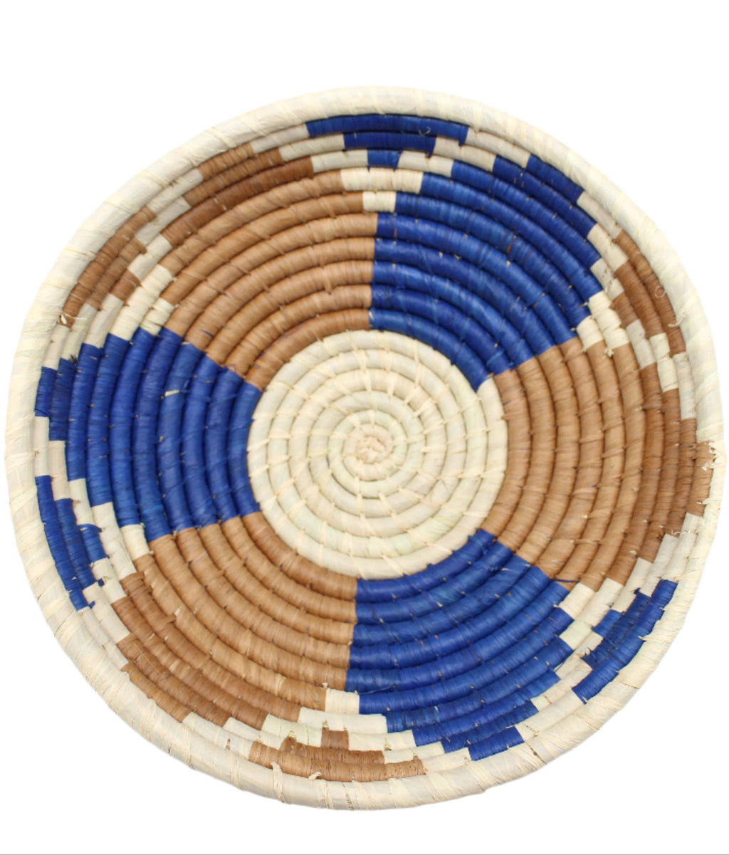 Amara Raffia Straw Table Decor Display Basket Bowl Sets