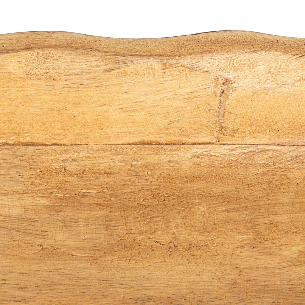 Mango Wood Scalloped Edge Tray