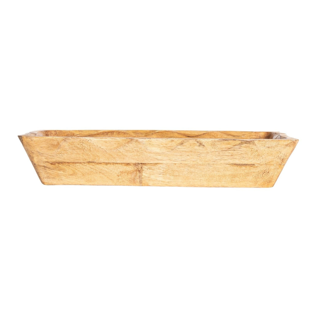 Mango Wood Scalloped Edge Tray