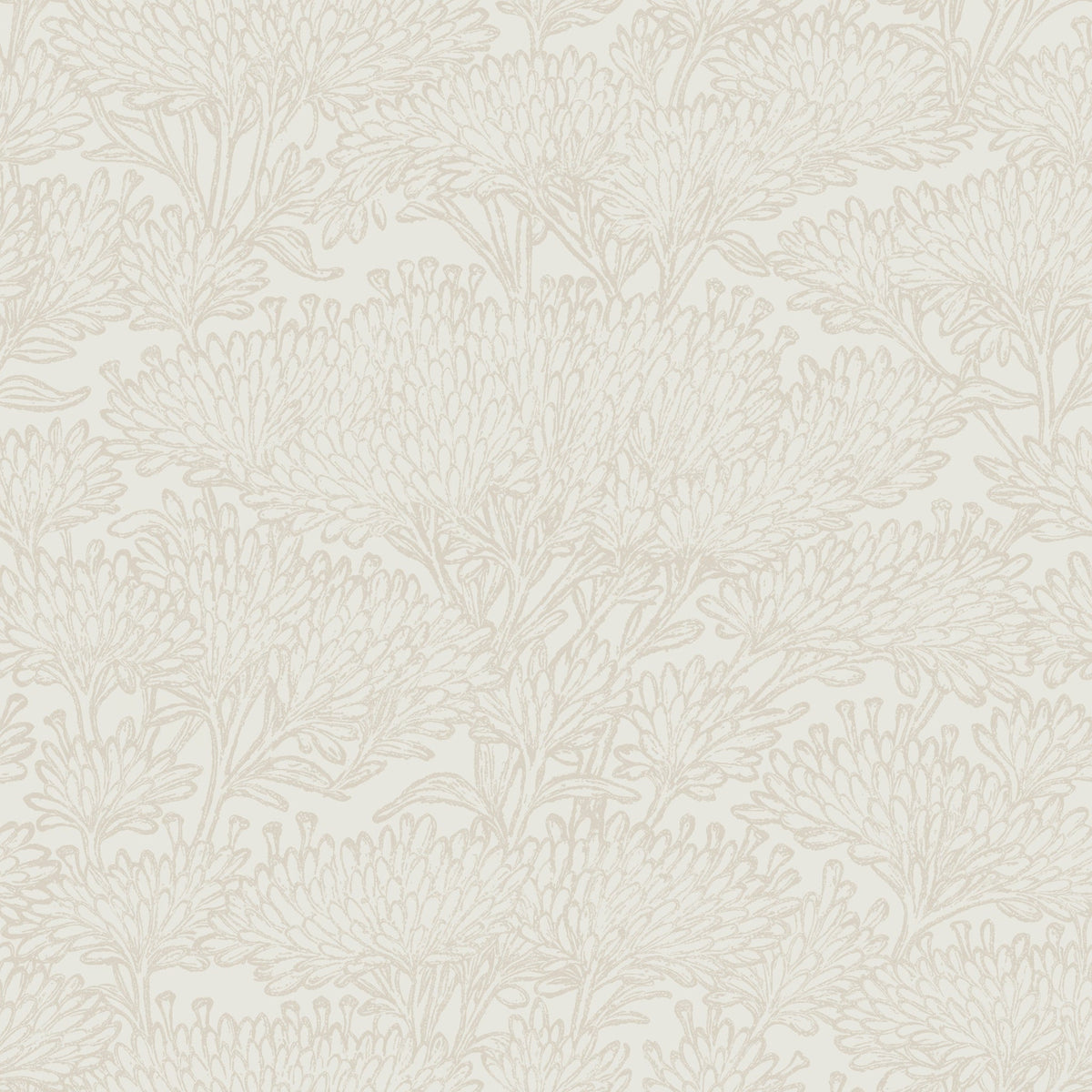 Ollie Tree (Cream) Wallpaper