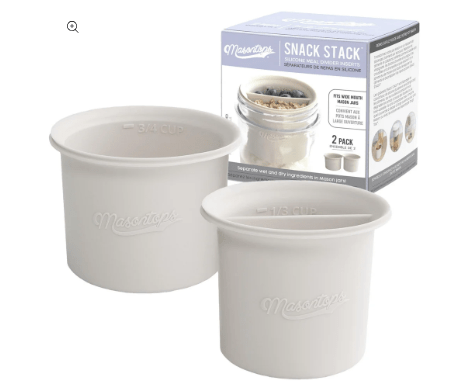 Silicone Meal Divider Inserts, Snack Stack