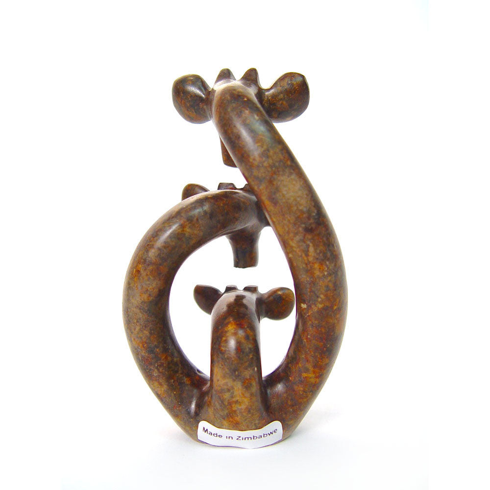 Stone Giraffe Family of Three - 5"