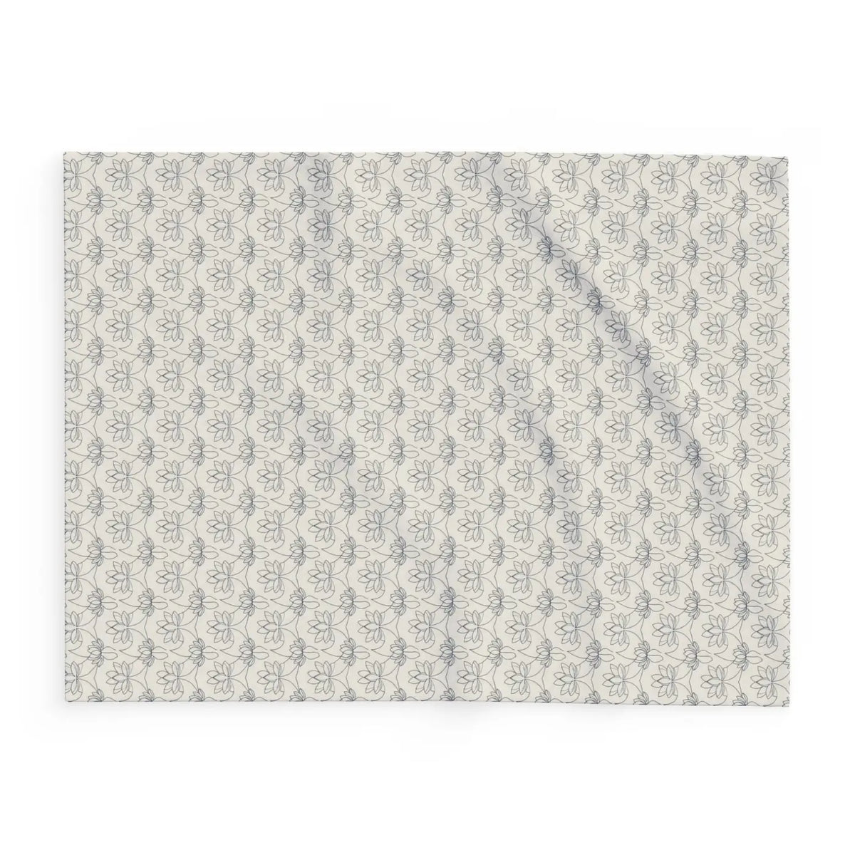 DipaliZ Arctic Fleece Blanket Lotus Pattern Winter Warmth