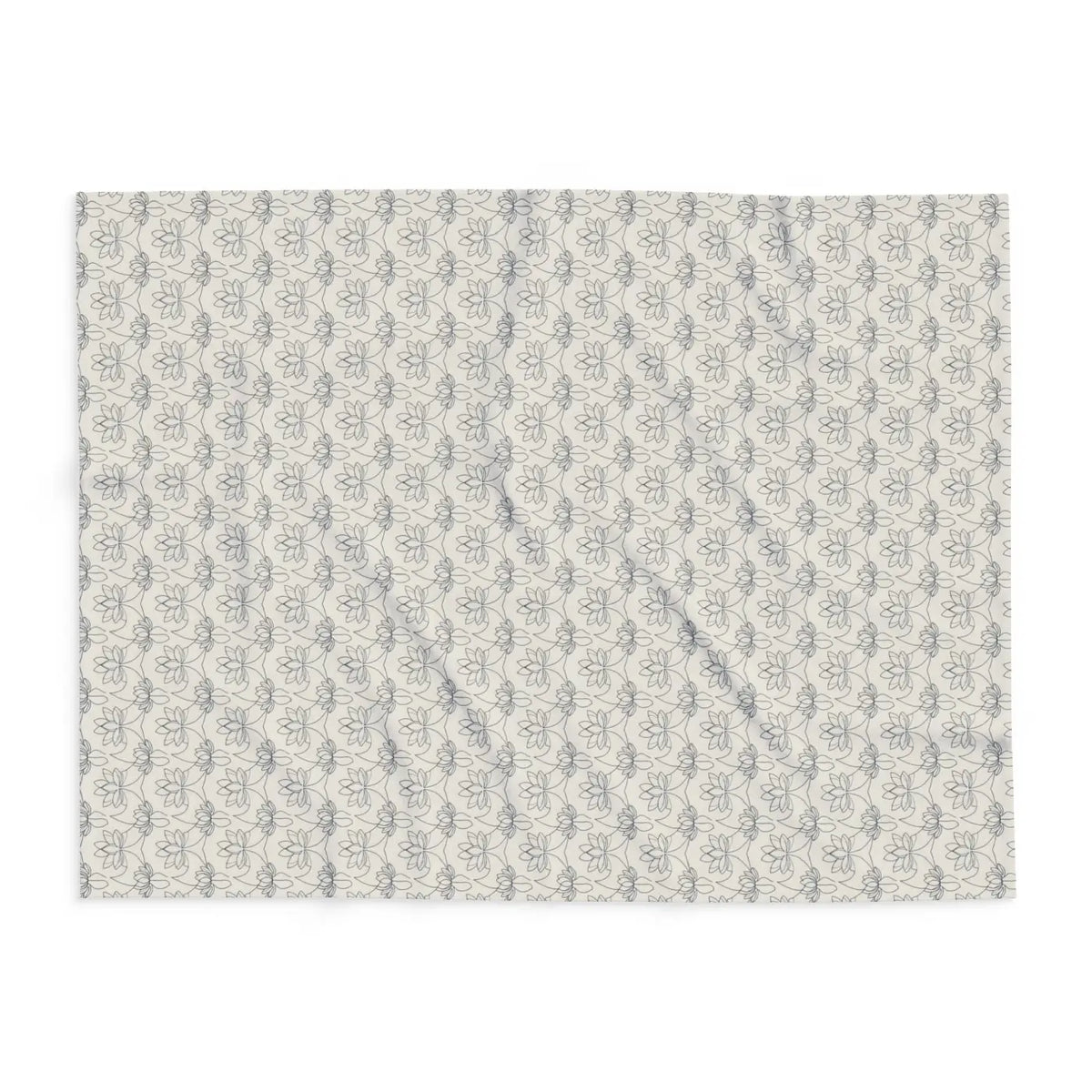 DipaliZ Arctic Fleece Blanket Lotus Pattern Winter Warmth