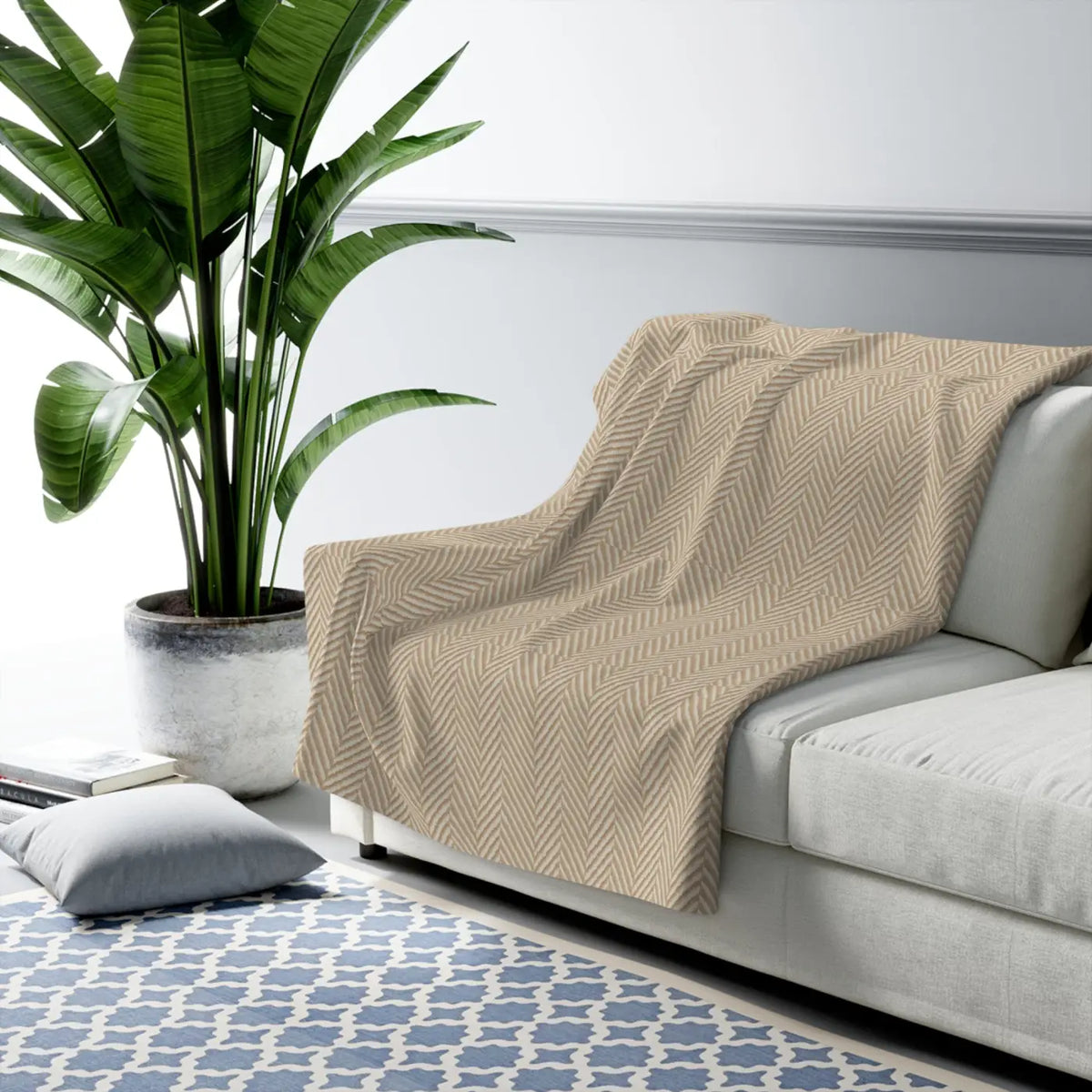 DipaliZ Ultimate Cozy Sherpa Fleece Blanket Gift 50x60
