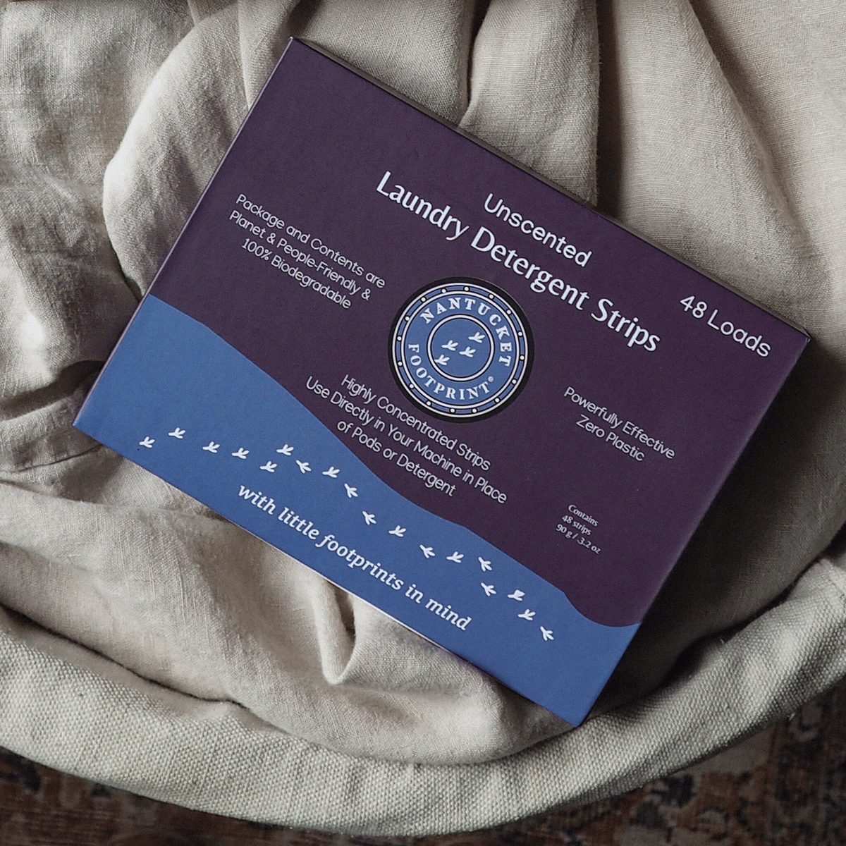 Laundry Detergent Strips - Unscented - 48 Strips
