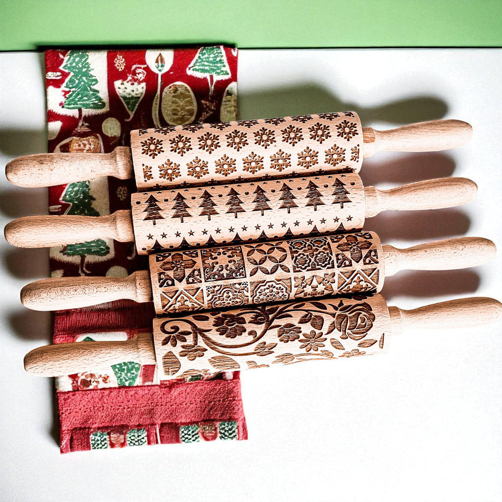 Christmas Rolling Pin Set | 10 Styles
