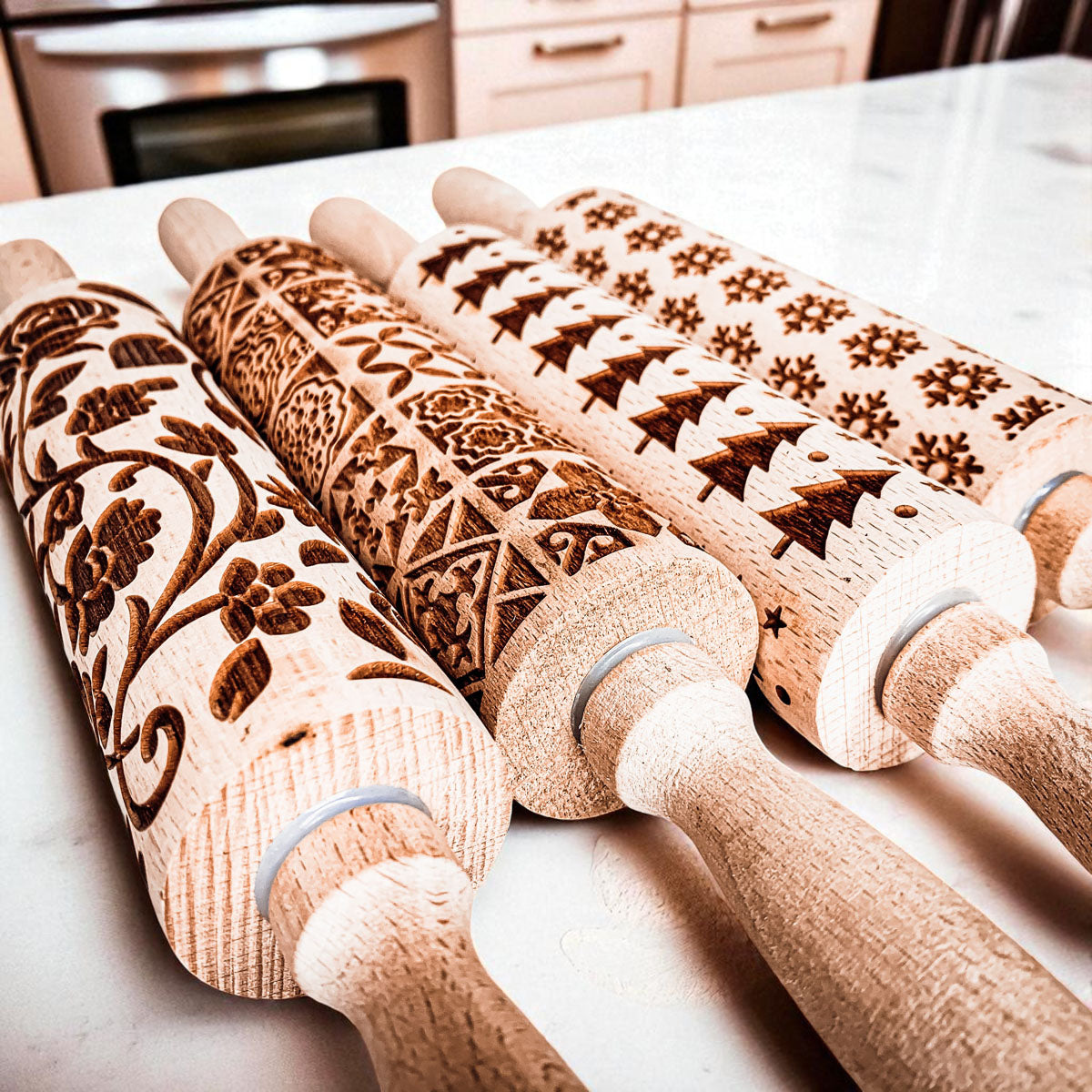 Christmas Rolling Pin Set | 10 Styles