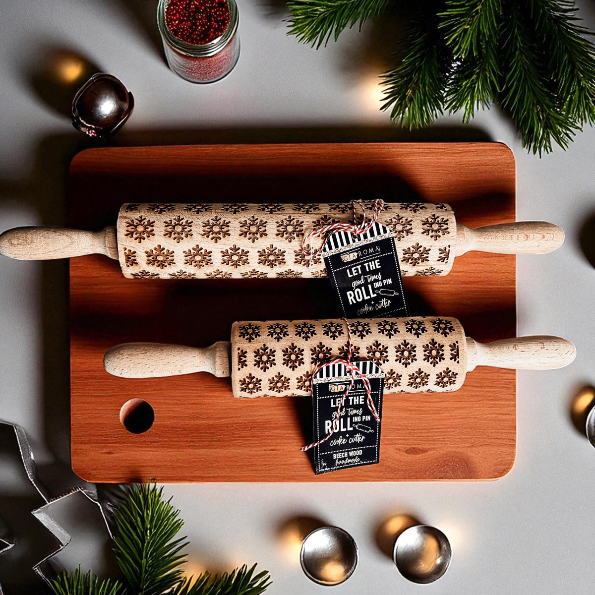 Christmas Rolling Pin Set | 10 Styles